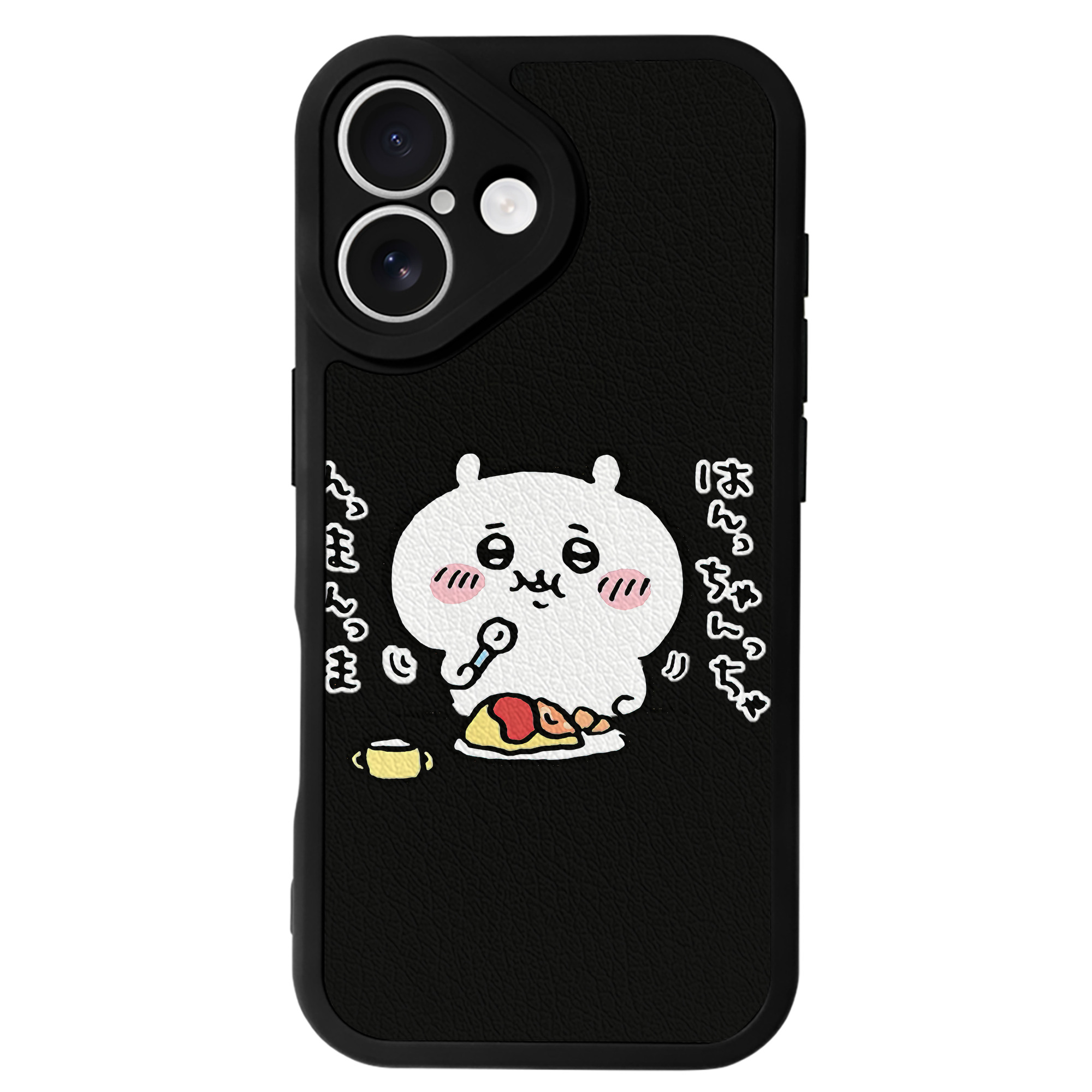 （画像用） ちいかわ ちいかわ Chii-kawa chiikawa 【iPhone 16シリーズ対応】シリコンスマホケース（レザー調） 材質：シリコン